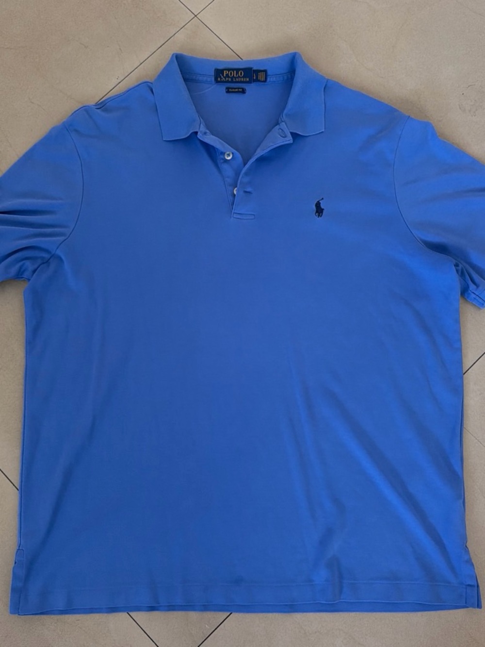 Polo by Ralph Lauren Classic Polo Shirt - Royal Blue with Navy Pony